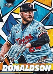 2021 Topps Fire Base Set Josh Donaldson #116 card