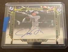 2022 Panini National Treasures Field Pass Signatures Josh Donaldson #FP-JF card