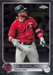 2022 Topps Chrome Base Set Josh Donaldson #22 card
