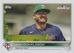 2022 Topps Opening Day Luck of the Irish Josh Donaldson #LI-19 card