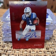 2024 Panini Prestige Xtra Points Signatures Premium Josh Downs #128 card