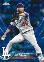 2018 Topps Chrome Sapphire Edition Base Set Josh Fields #623 card