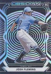 2021 Panini Chronicles Obsidian Josh Fleming #45 card