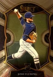 2021 Panini Select Base Set Josh Fleming #39 card