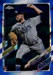 2021 Topps Chrome Sapphire Edition Base Set Josh Fleming #526 card