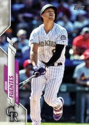 2020 Topps Update Base Set Josh Fuentes #U-17 card