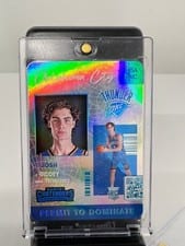 2021-22 Panini Contenders Permit to Dominate Josh Giddey #6 card