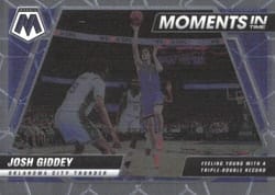 2021-22 Panini Mosaic Moments in Time Josh Giddey #10