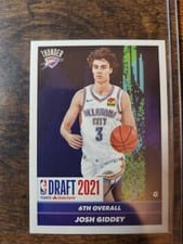 2021-22 Panini NBA Sticker & Card Collection Base Set Josh Giddey #90 card