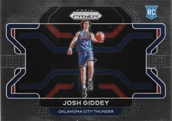 2021-22 Panini Prizm Base Set Josh Giddey #301 card