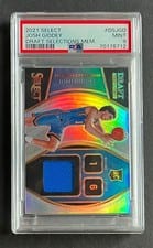 2021-22 Panini Select Draft Selections Memorabilia Josh Giddey #DS-JGD card