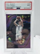 2021 Panini Select Josh Giddey #256 card