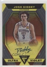 2022-23 Panini Flux Ultraviolet Signatures Josh Giddey #UVS-JGD card