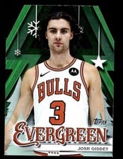 2025-26 Topps Holiday Evergreen Josh Giddey #EV-JG card