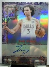 2025-26 Topps Signature Class Manuscripts Josh Giddey #MS-JG card