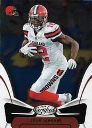 2018 Panini Certified Base Set Josh Gordon #18 card