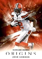 2018 Panini Origins Base Set Josh Gordon #9 card