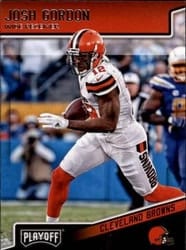 2018 Panini Playoff Base Set Josh Gordon #47 card