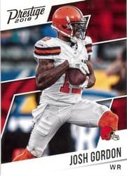 2018 Panini Prestige Base Set Josh Gordon #200 card