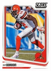 2018 Score Base Set Josh Gordon #82 card