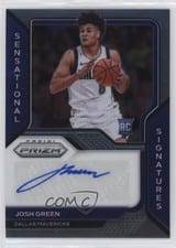 2020-21 Panini Prizm Sensational Signatures Josh Green #SS-JGR card