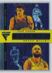 2020-21 Panini Flux Deja Vu Josh Green / Patty Mills #35 card