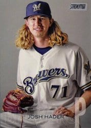 2018 Stadium Club Base Set Josh Hader #224 card