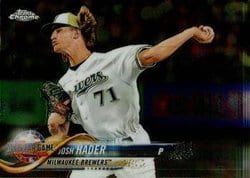 2018 Topps Chrome Update Base Set Josh Hader #HMT79 card