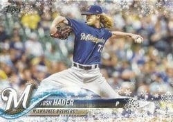 2018 Topps Holiday Base Set Josh Hader #HMW65 card
