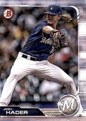 2019 Bowman Base Set Josh Hader #97 card