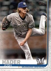 2019 Topps Base Set Josh Hader #30 card