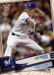 2019 Topps Big League Base Set Josh Hader #378 card