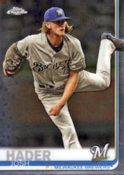 2019 Topps Chrome Base Set Josh Hader #24 card