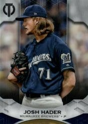 2019 Topps Tribute Base Set Josh Hader #17 card