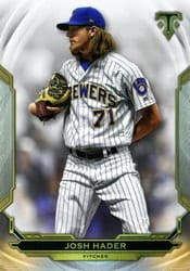 2019 Topps Triple Threads Base Set Josh Hader #38 card