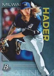 2020 Bowman Platinum Base Set Josh Hader #87 card
