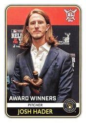 2020 Topps Big League Base Set Josh Hader #279 card