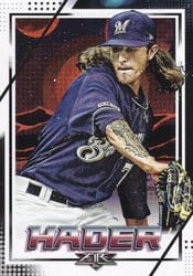 2020 Topps Fire Base Set Josh Hader #183 card