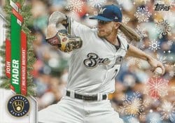 2020 Topps Holiday Base Set Josh Hader #HW110 card