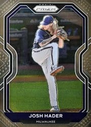 2021 Panini Prizm Base Set Josh Hader #162 card