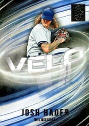2022 Panini Capstone Velo Josh Hader #V-18 card
