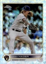 2022 Topps Chrome Logofractor Edition Base Set Josh Hader #19 card