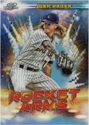 2022 Topps Cosmic Chrome Rocket Arms Josh Hader #RA-9 card