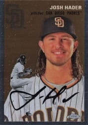 2023 Topps Chrome Platinum Anniversary Base Set Josh Hader #130 card