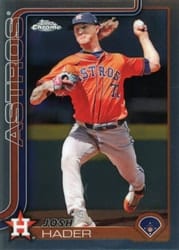 2025 Topps Chrome Base Set Josh Hader #295 card