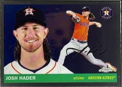 2025 Topps Chrome Platinum Base Set Josh Hader #12 card
