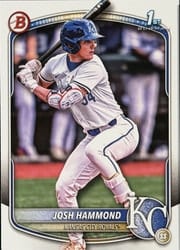 2025 Bowman Draft Base Set Josh Hammond #BD-185 card