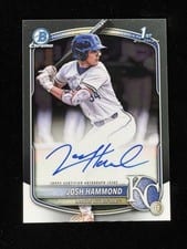 2025 Bowman Draft Chrome Prospect Autographs Josh Hammond #CPA-JH card