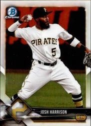 2018 Bowman Chrome Base Set Josh Harrison #46 card
