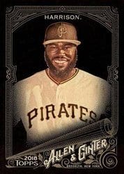 2018 Topps Allen & Ginter X Base Set Josh Harrison #329 card